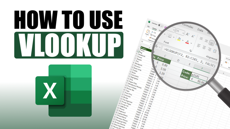 How to use vlookup in Excel tutorial image