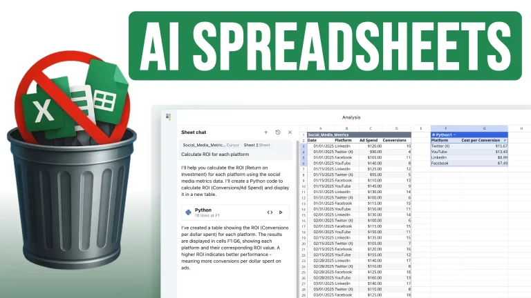 AI Spreadsheet image