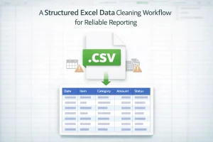 A Structured EXCEL Table for Reliable Reporting