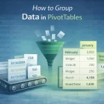 How to Group Data in Pivot Tables